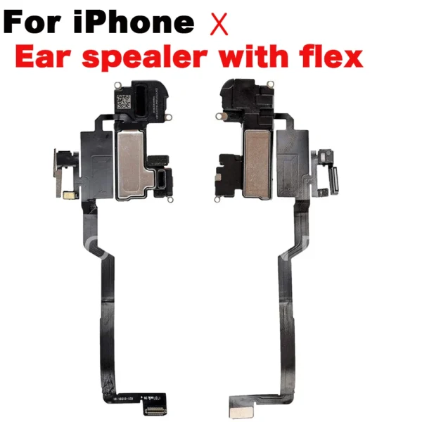 Ear Speaker Flex Cable Replacement For iPhone X Top Loud Speaker With Microphone Proximity Sensor