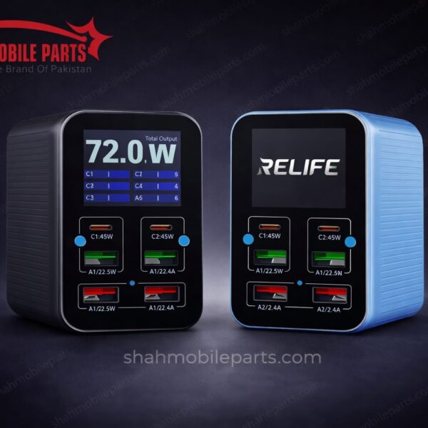 RELIFE Q4 SMART MULTIPORT CHARGER / BLUE