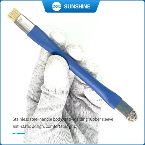SUNSHINE SS-022 anti- hyj static brush/metal handle