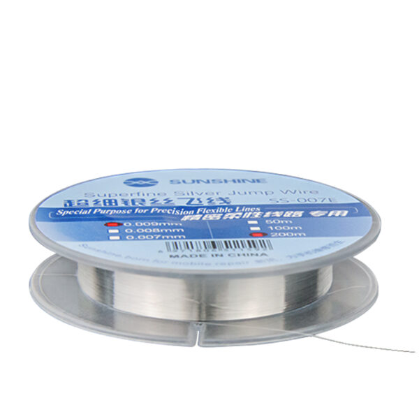 SUNSHINE SS-007E silver jump wire /200M/0.007MM